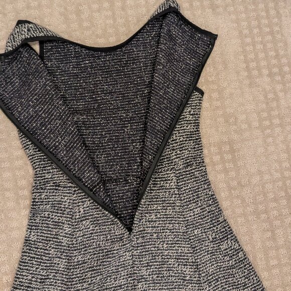 J. Crew Tweed Mini Fit & Flare Dress Wool Blend - Women's sz 6 - Picture 6 of 7